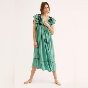 Free People - Free Bali Green dress - Small